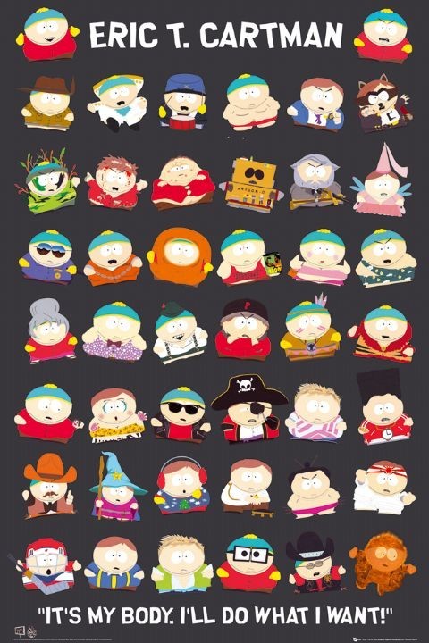 Plakát SOUTH PARK - cartman