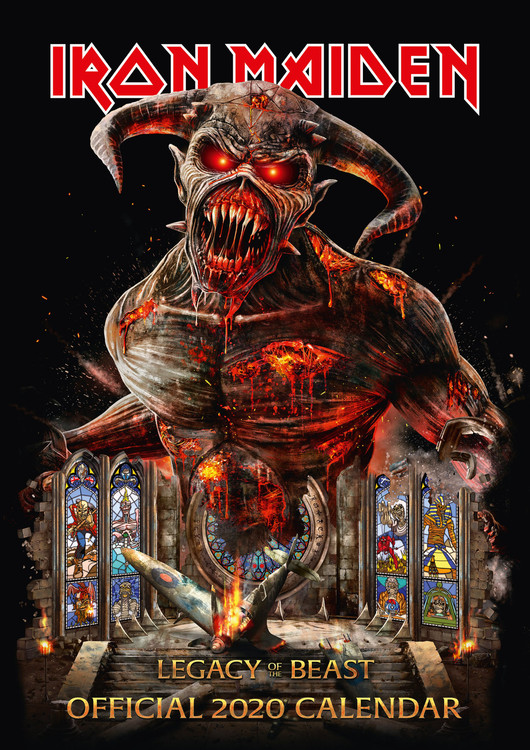 Calendario 2027 Iron Maiden