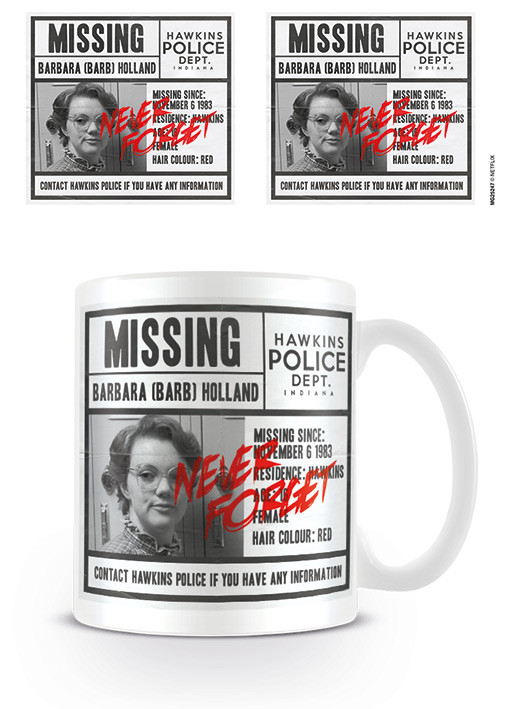 Mug Stranger Things - Missing Barb