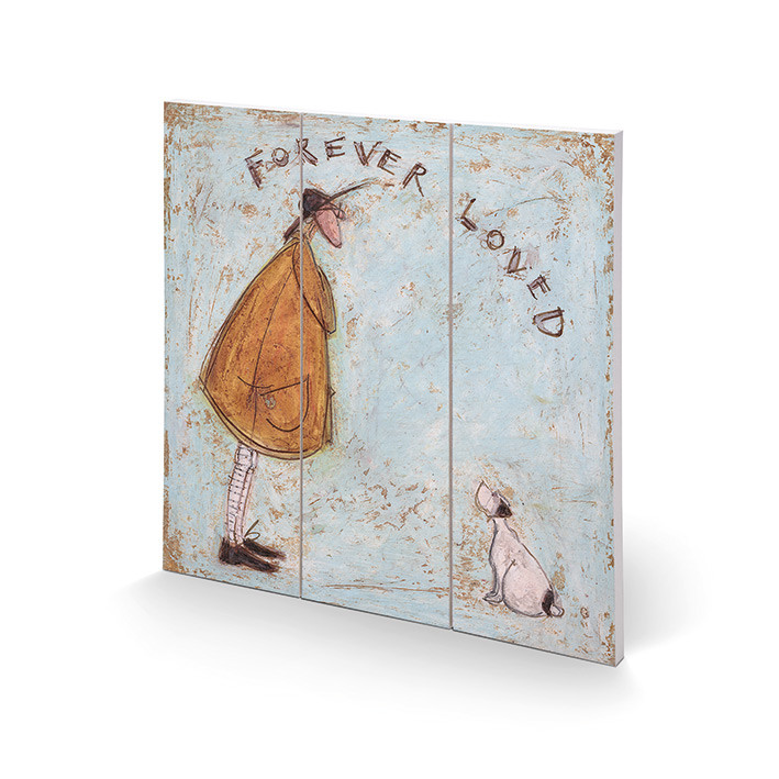 Sam Toft - Forever Loved Schilderij op hout