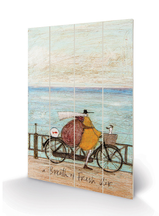 Levně Dřevěný obraz Sam Toft - A Breath of Fresh Air, 40 × 59 cm
