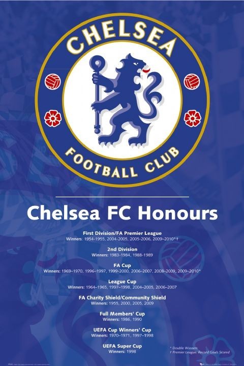 Plakát Chelsea - honours 2010