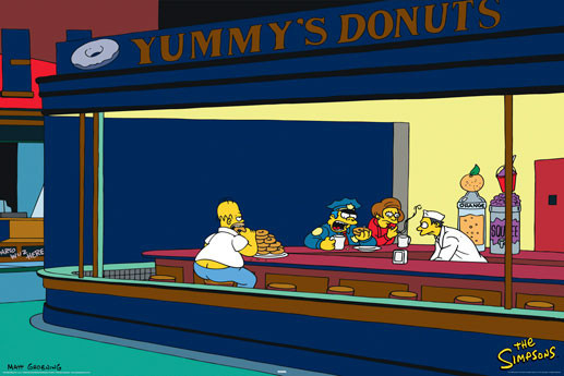 Póster THE SIMPSONS - hopper