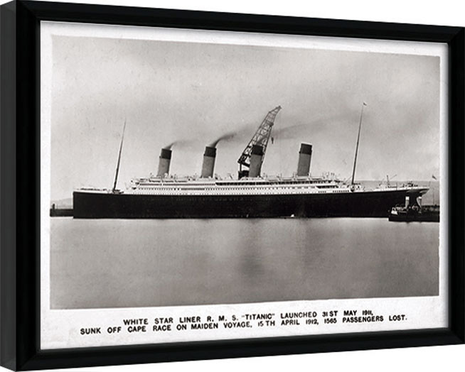 Rámovaný plakát Titanic (1)