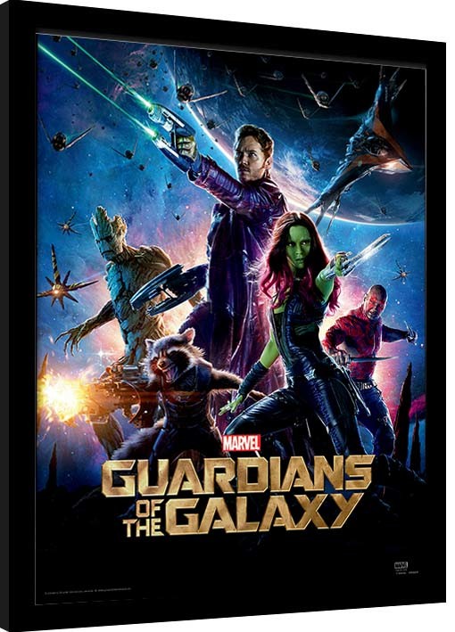 Poster incorniciato Guardiani della Galassia - One Sheet