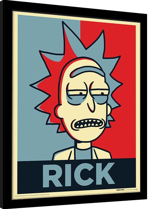 Gerahmte Poster Rick & Morty - Rick Campaign