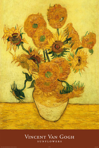 Poster VINCENT VAN GOGH - sunflowers