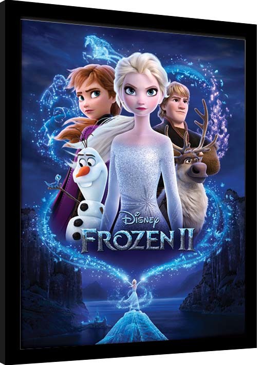 Oprawiony plakat Frozen 2 - Magic