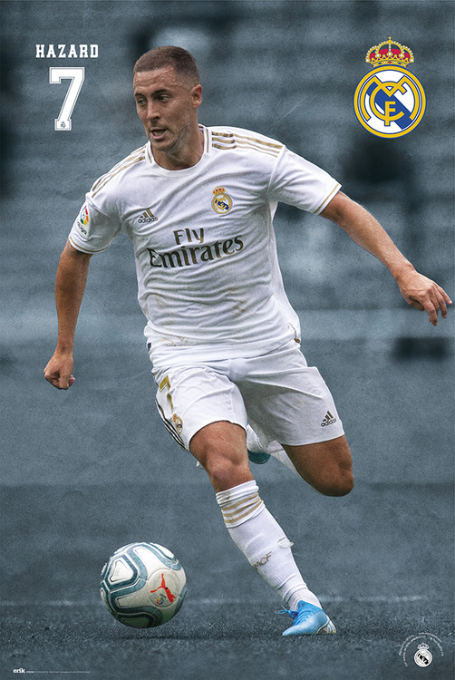 Plakát Real Madrid 2019/2020 - Hazard