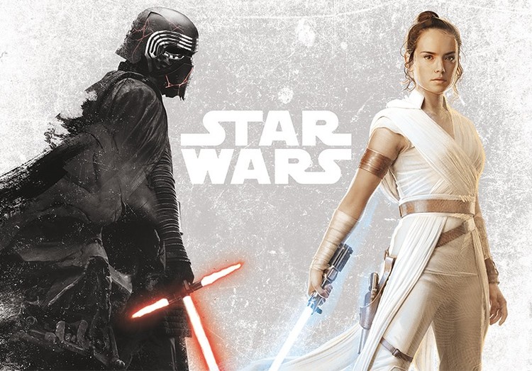 Plakát, Obraz - Star Wars - Kylo & Rey, 91.5x61 cm