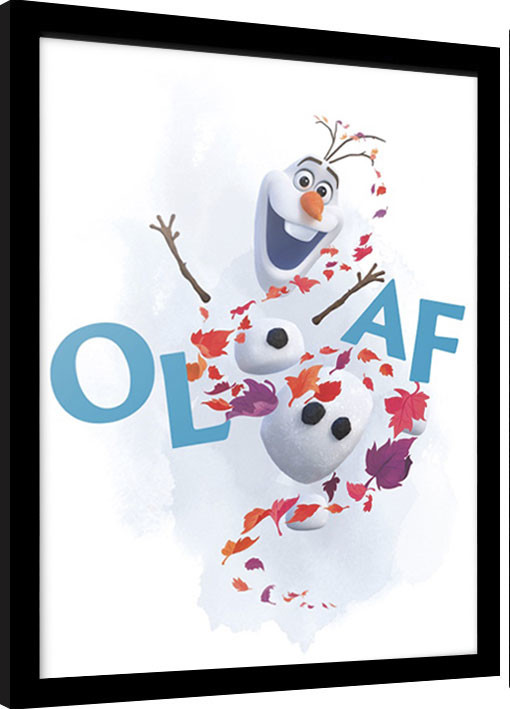 Oprawiony plakat Frozen 2 - Olaf