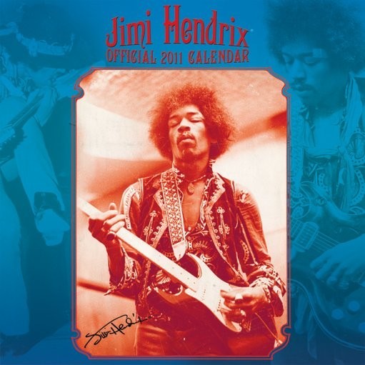 Naptár 2027 Kalendář 2011 - JIMI HENDRIX