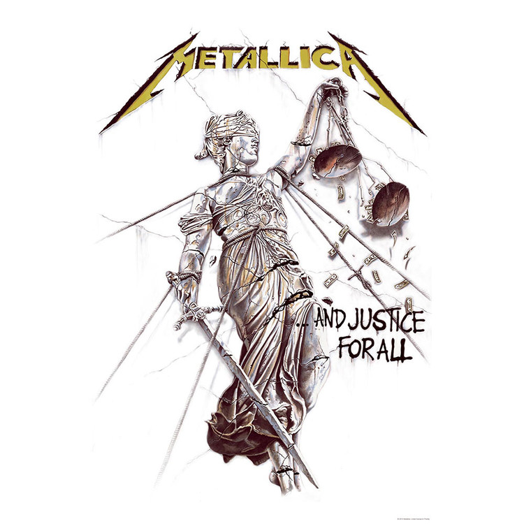 Poster in tessuto Metallica - And Justice For All