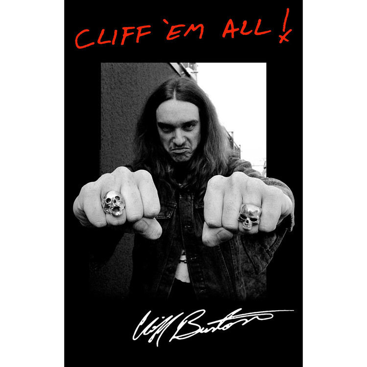 Textilposter Metallica - Cliff 'Em All
