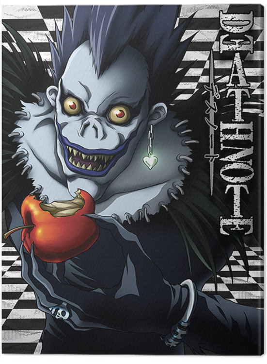 Bilde på lerret Death Note - Ryuk Checkered