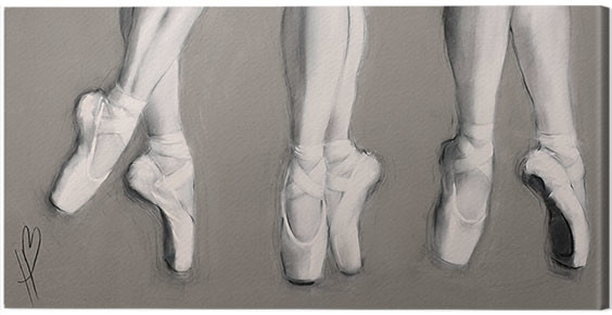 Obraz na płótnie Hazel Bowman - Dancing Feet