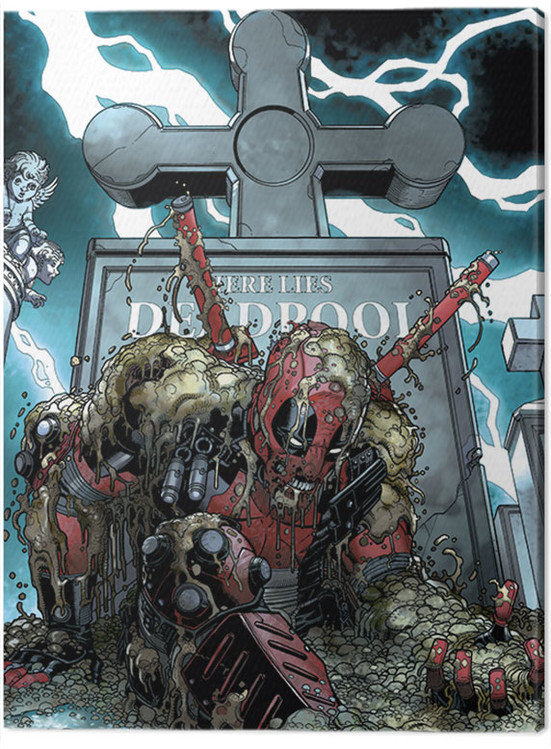 Vászonkép Deadpool - Grave