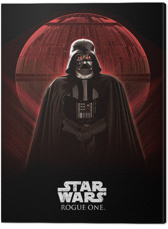 Obraz na płótnie Star Wars: Rogue One - Darth Vader & Death Star