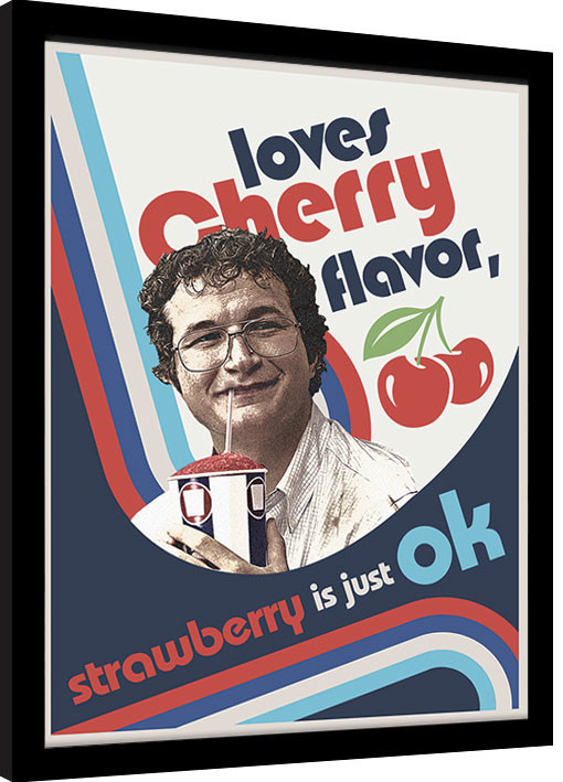 Gerahmte Poster Stranger Things - No Cherry, No Deal