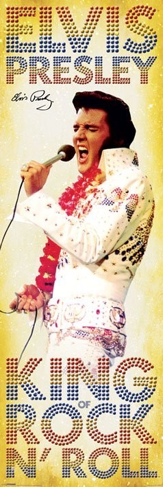 Poster, Affiche Elvis Presley - king of Rock en ligne | 3+1