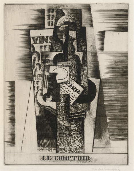 Levně Plakát, Obraz - Le Comptoir (The Bar), 1920, printed 1922, Marcoussis, Louis, 30 × 40 cm