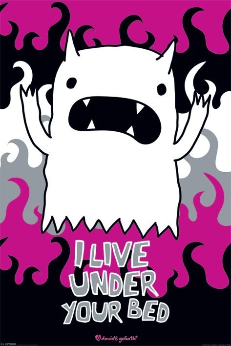 Plakát Monster mash - i live under your bad