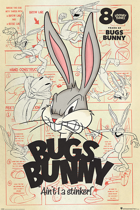Plakát Looney Tunes - Bugs Bunny Aint I a Stinker