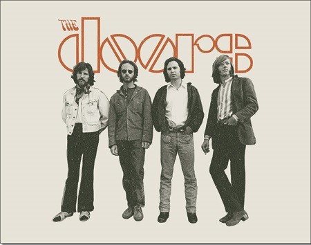 Metallschild DOORS - The Band