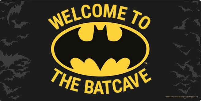 Metallschild Batman - Welcome to the Batcave