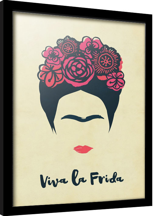 Gerahmte Poster Frida Kahlo - Viva La Vida