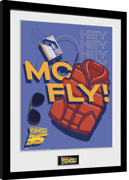 Ingelijste poster Back To The Future - 35th McFly