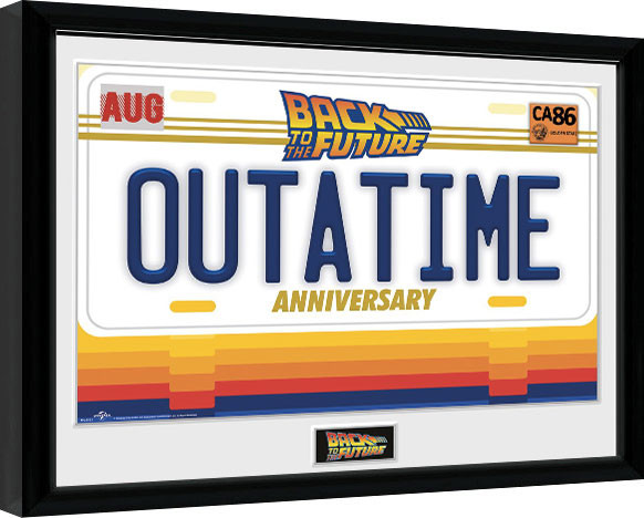 Ingelijste poster Back To The Future - 35th Outatime