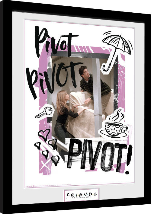 Oprawiony plakat Przyjaciele - Pivot