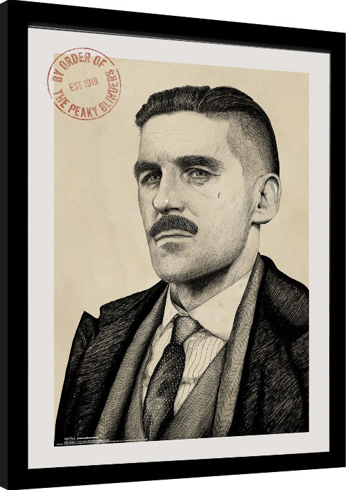 Gerahmte Poster Peaky Blinders - Arthur Portrait