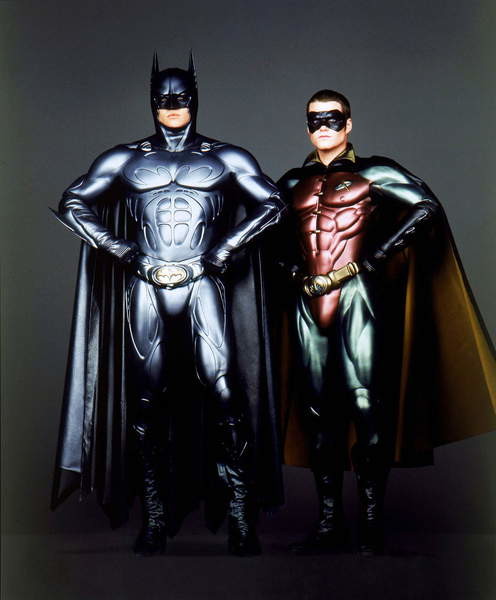 Plakát, Obraz - Val Kilmer And Chris O'Donnell , Batman Forever 1995, 33.1 × 40 cm