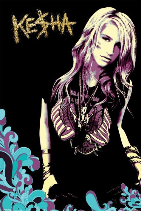 Poster Kesha - retro