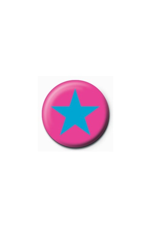 Badge STAR - pink/blue