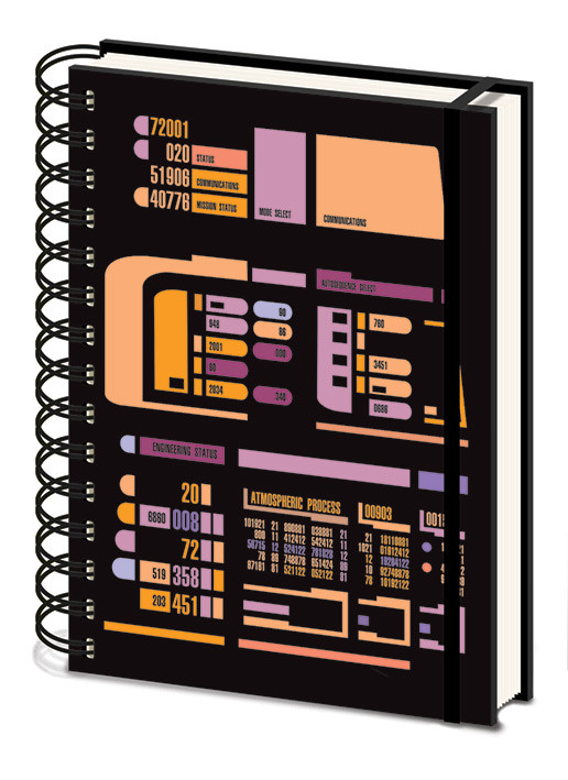 Notatbok Star Trek TNG - Control Panel