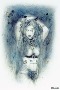 Poster Luis Royo - blue 1084