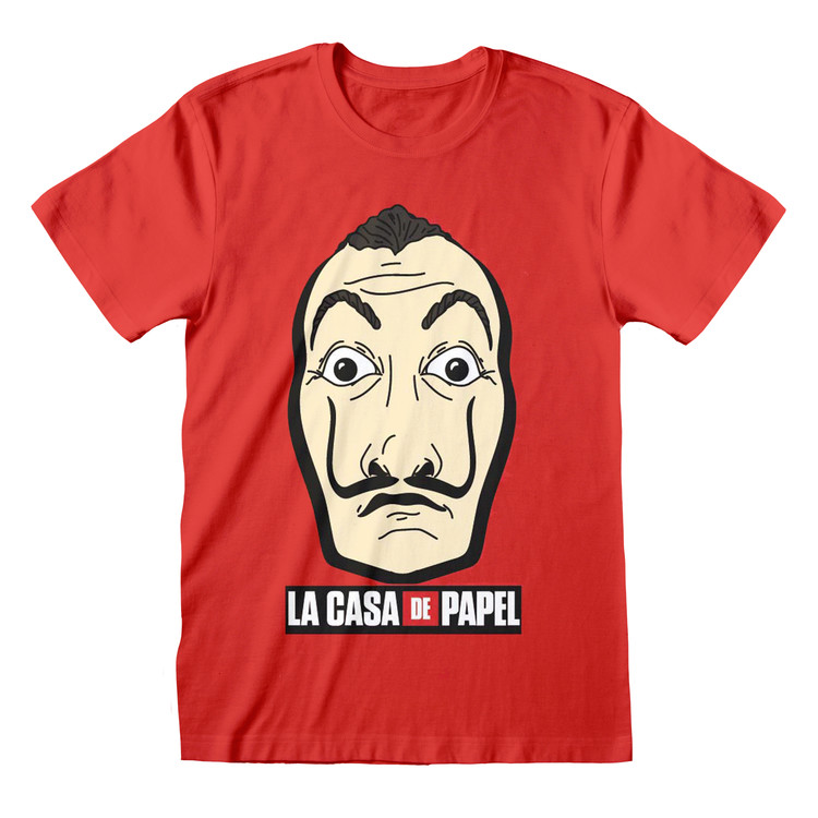 T-shirt Money Heist (La Casa De Papel) - Mask and Logo
