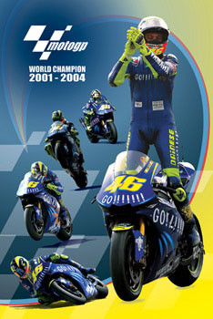 Poster Moto GP - Rossi - champion