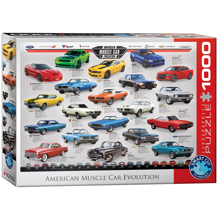 Pussel American Muscle Car Evolution