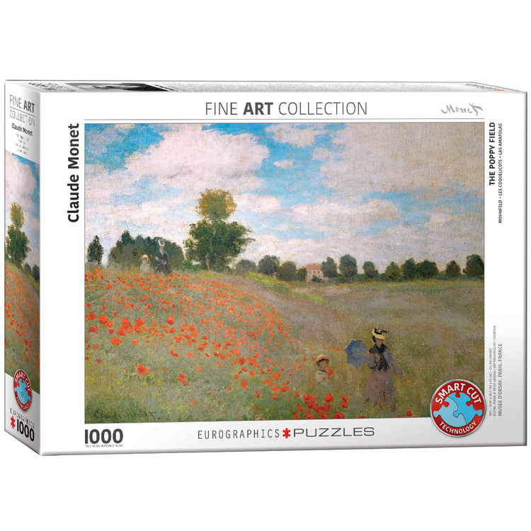 Puzzel The Poppy Field by Monet