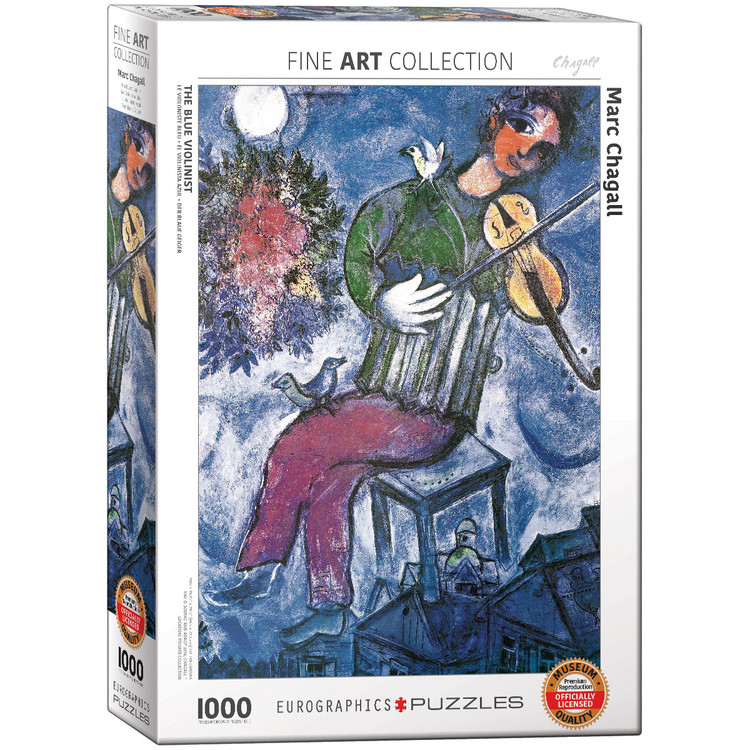 Puzzel Marc Chagall - The Blue Violinist