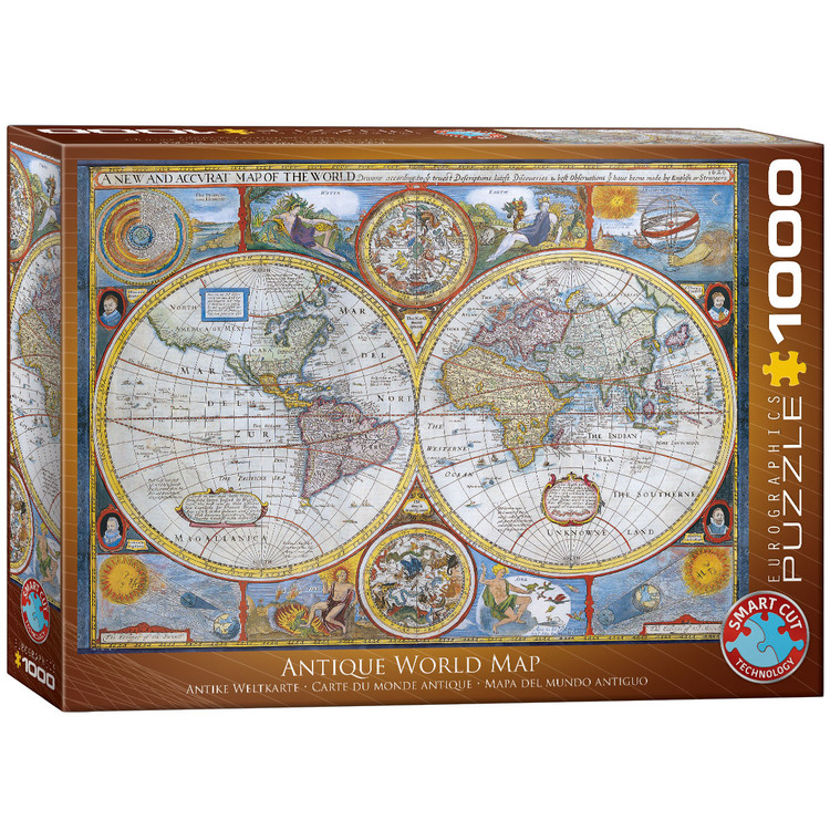 Pussel Antique World Map