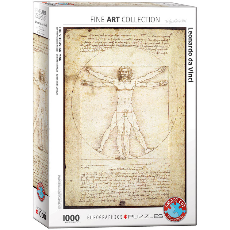 Puzzle Leonardo da Vinci - The Vitruvian Man