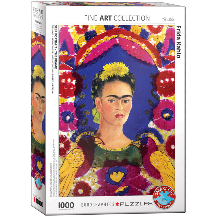 Puzzel Kahlo Self Portrait with Birds