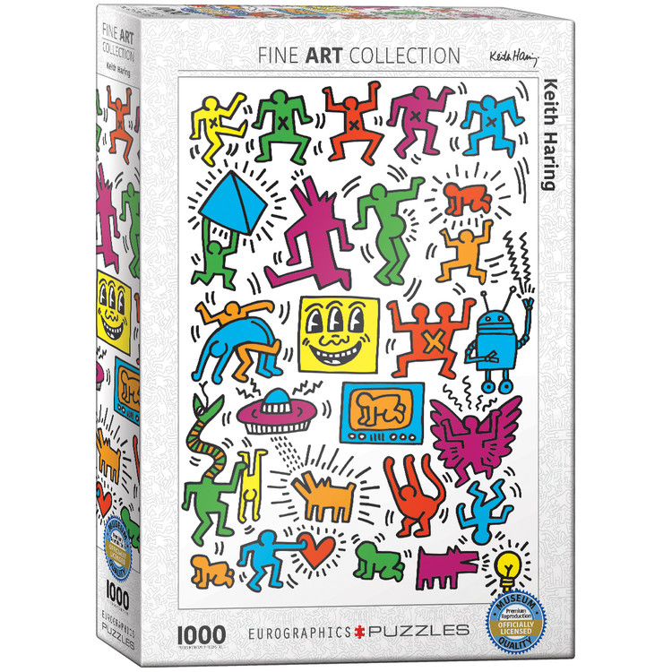 Puzzel Collage by Keith Haring