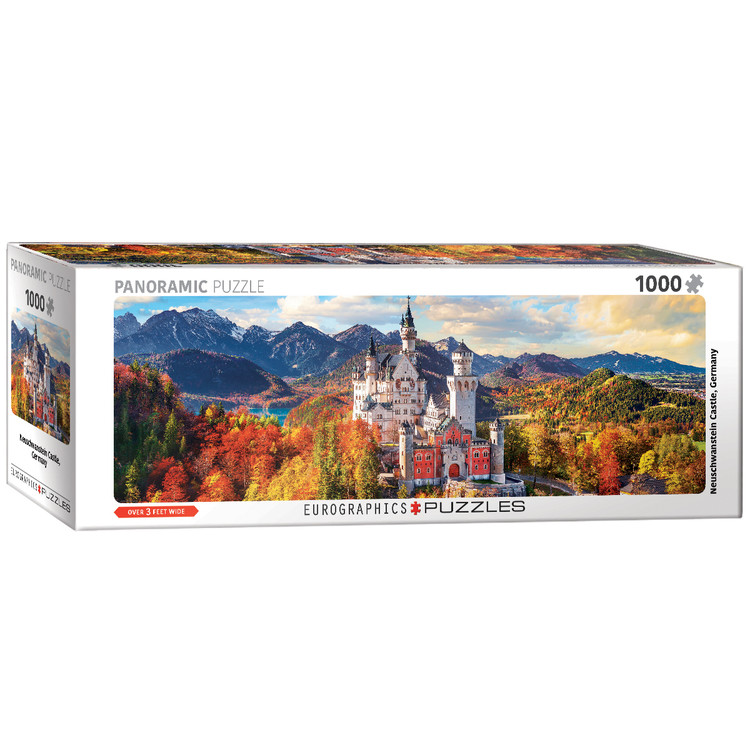 Puzzel Neuschwanstein in Fall - Pano