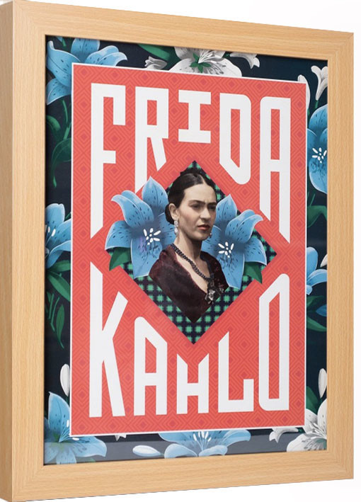 Inramad poster Frida Kahlo